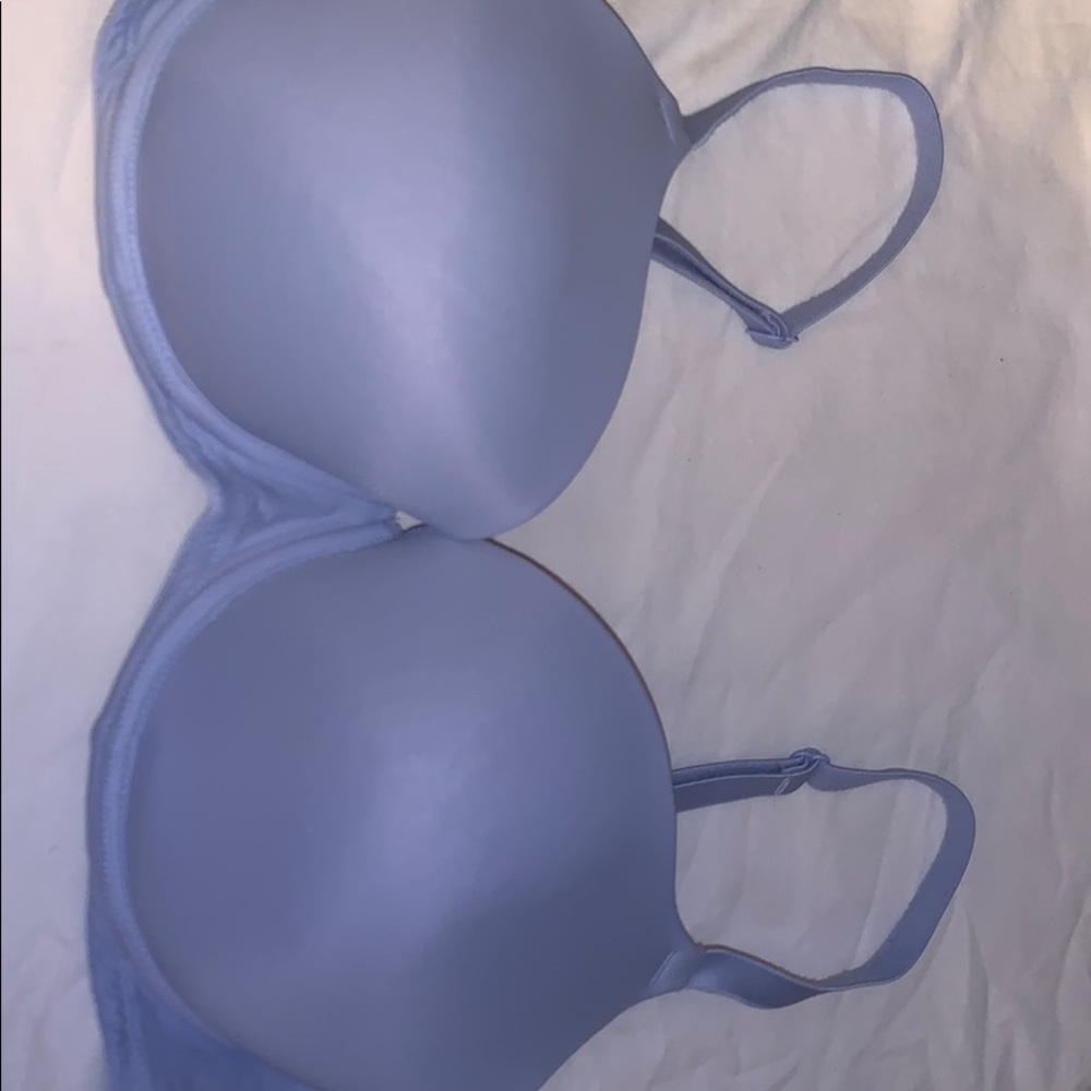 light blue bra